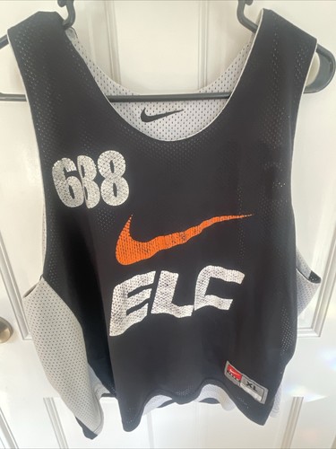 Nike Team Large Swoosh ELC 688 Basketball Mens Youth XL Mesh Reversible Jersey - Picture 6 of 24