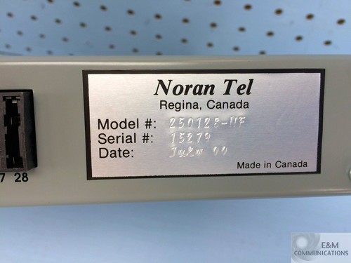 NTI-250128-N/FL NORAN TEL DUAL FEED 14/14 28 POS GMT 50A/BUS FUSE PANEL USED - 第 2/3 張圖片