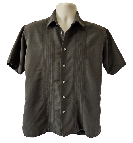 Camisa DE COLECCIÓN Van Heusen Verde Abotonada Manga Corta Talla Mediana - Imagen 2 de 11