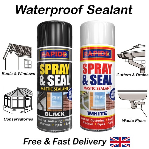 Stop Leak Spray Seal Fix Hole Waterproof Sealant Mastic Gutter Roof