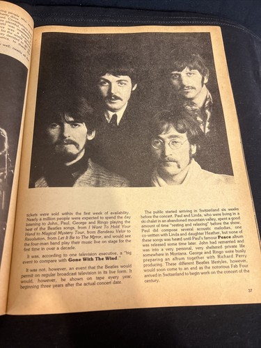 1977 Aug WELCOME BACK BEATLES Magazine. The Fab Four Together Again - Picture 6 of 8