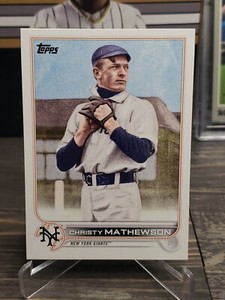 2022 Christy Mathewson Topps Update #US102 Short Print SP Image Variation