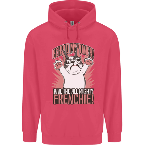 Hail the All Mighty Frenchie French Bulldog Dog Childrens Kids Hoodie - Picture 36 of 64