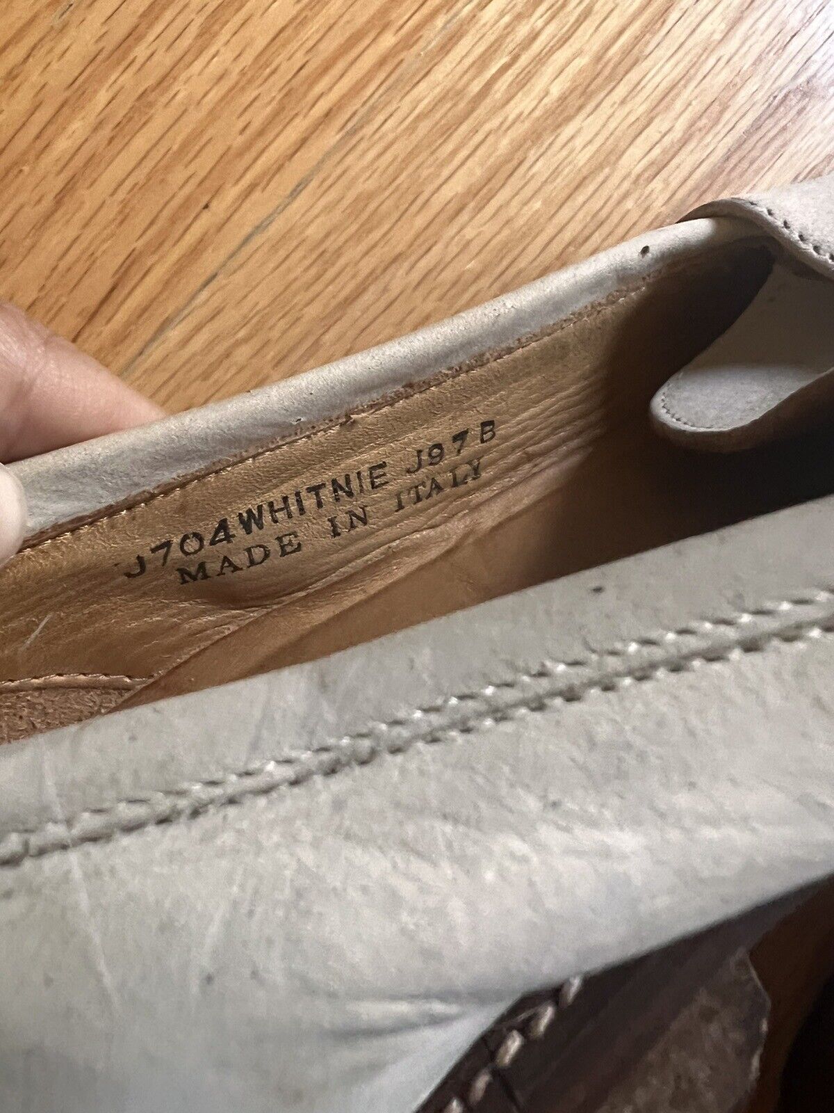 Coach Cream Loafers Size 7 Made In Italy - image 5