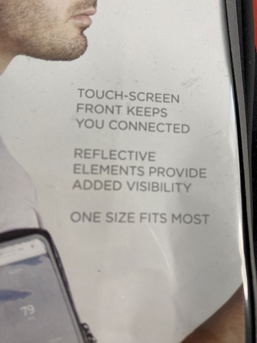 New Balance Smartphone Exercise Black Armband NEW, One Size Fits Most New - Picture 3 of 6
