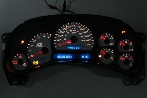 03 04 05 06 PURCHASE FACTORY REBUILT COMPLETE CUSTOM WHITE SS SPEEDOMETER RB - Bild 2 von 2