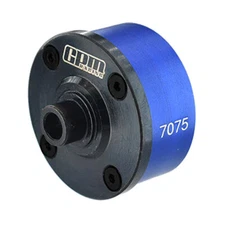 NEW GPM Medium Carbon Steel+Alum Front/Middle/Rear Diff Case Blue for Arrma