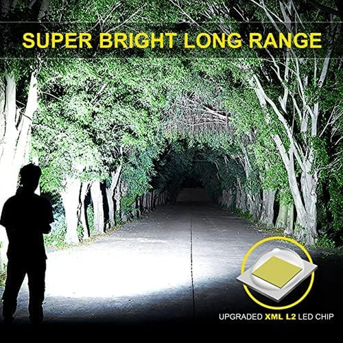 G700 Led Torch Rechargeable Super Bright Led Tactical Flashlight 300000 Lumen - Picture 2 of 12