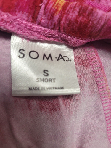 Soma Pajama Set Small Womens Stretch -Top Small - Pants Small Short - Picture 14 of 17