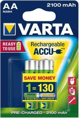 Thumbnail - Varta Rechargeable Akku Aa 1,2 V 2100mah 2 Stück