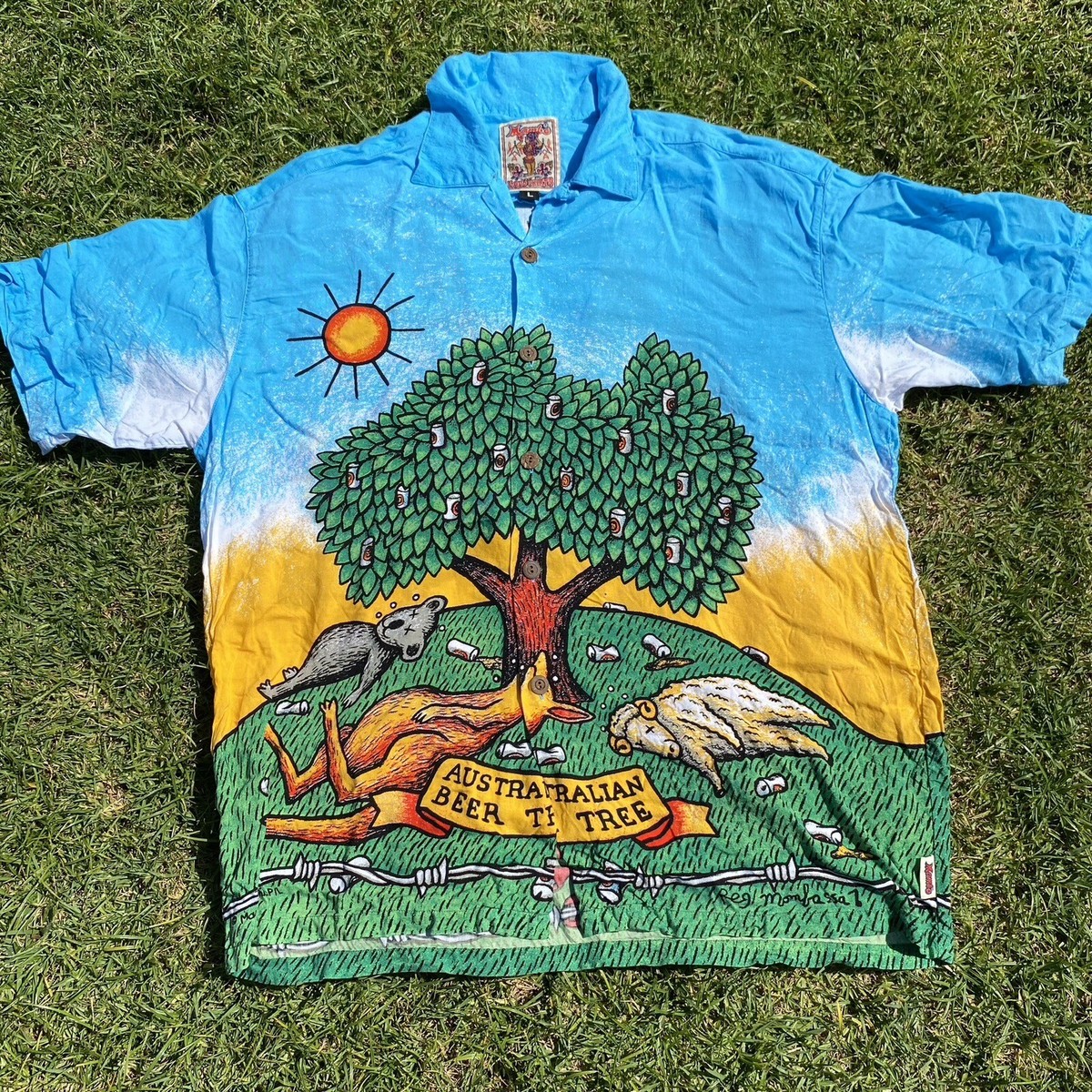 レア　Mambo LOUD SHIRTS アロハ 柄シャツ Vintage Mambo Loud Shirts Medium Australia Surf Graphics