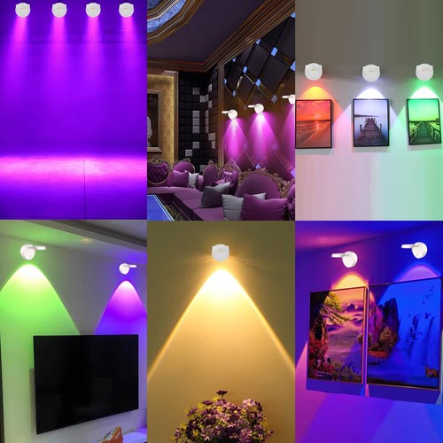 Wireless LED Spotlight Indoor with Remote Rechargeable Mini Spot Lights for P... - Picture 8 of 8