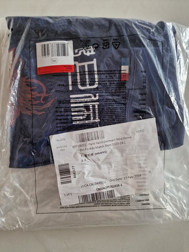 Shirt Home Nike Paris Saint-Germain Mbappé Chinese New Year Dragon 2024 Print - Picture 2 of 12