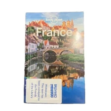 Travel Guide France Lonely Planet Full Color Coded Includes Paris Map Laminated