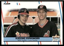 1988 Fleer #622 Wally Joyner / Cory Snyder
