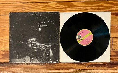 J.B. Lenoir: Natural Man LP Vinyl US Chess 1974 Pressing VG+/VG+ Blues