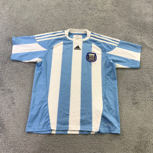 Argentina Team Home Football Shirt Jersey Adidas AFA Retro - Picture 2 of 9