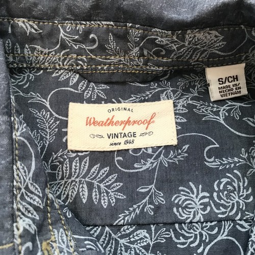Weatherproof NWT Women's Size Small Chambray Blue Button Long Sleeve Shirt - Picture 3 of 7