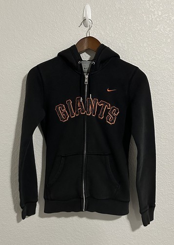 Nike San Francisco Giants Hoodie Sweatshirt Adult Size Small Black MLB Women’s