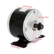 DC 24V 250W Electric Brush Motor Reversible 2750RPM DIY for Mini Bike Go-Kart