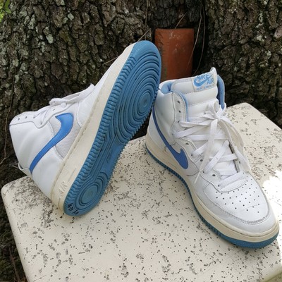 nike air force 1 high blue and white