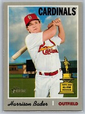2019 Topps Heritage All-Star Rookie #282 Harrison Bader St. Louis Cardinals