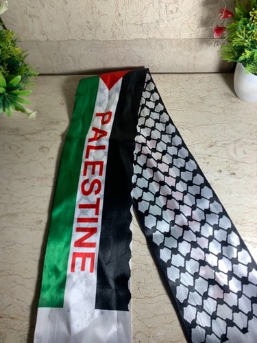 kufiya Made In Palestine Keffiyeh With Palestinian Scarf Palestine Flag Unises - Picture 7 of 11