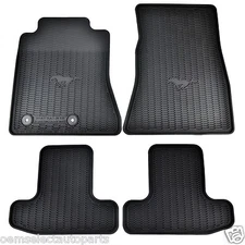OEM NEW 15-23 Ford Mustang All Weather Vinyl Contour Floor Mats FR3Z6313300BA