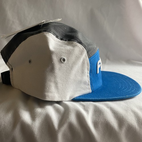 FUBU 5-Panel Hat Blue Colorblock Adjustable Sport Cap Skater Hip Hop Vintage - Picture 6 of 8