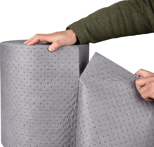 2pcs Aain LT010A Heavy Duty Oil Absorbent Pads Oil Maintenance Mat Roll 150' L - Picture 2 of 12