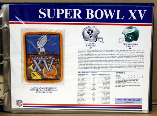 Willabee & Ward Official NFL Super Bowl Patch Collection 1967-1986 (Binder 1-20) - Picture 18 of 23