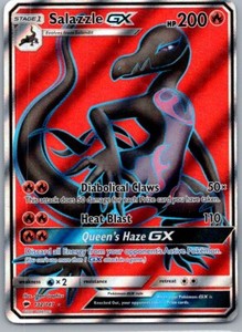 Salazzle GX (Full Art) SM - Burning Shadows 132/147 Near Mint NM