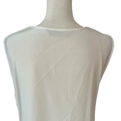 Reed Krakoff Sz Large Cashmere Silk V-Neck Top Gillet Vest Quiet Luxury Black - Picture 8 of 9