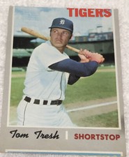 1970 Topps Tom Tresh #698 Detroit Tigers Shortstop