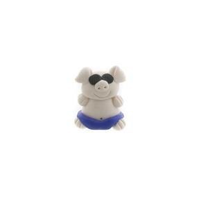 Mini singe garcon figurine en pate polymere fait main Peterandclo 7276