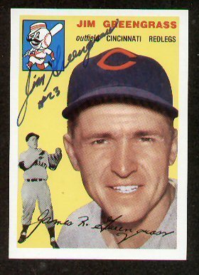 Jim Greengrass signed autograph 1954 Topps Archives #22 - Picture 1 of 1