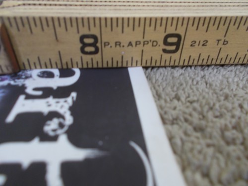 Vintage TATTOO SHOP PAPIERLADEN SCHILD MANN HÖHLE RATTE RO HOT ROD SHOP - Bild 5 von 5