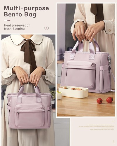 Lunch Box For Women Men Lunch Bag Women Insulated Lunch Bag Large Lunch Tote ... - Picture 6 of 6