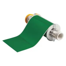 Brady 13603 Label Tape Cartridge, Green, Labels/Roll: Continuous