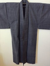 Shosei Kasuri Kimono Haori Set, Large Size, Unused, Basting Included