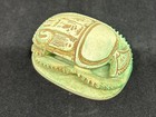 Egyptian Stone Large Scarab With Symbols