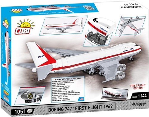 COBI 26609 Boeing 747 First Flight Edition Aircraft Modle, 1051 Pieces, Age 9+ - Picture 6 of 6