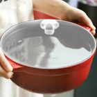 Microwave Plate Cover Lid Splatter Cooking Pot Glass Lid