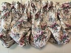 Curtain Balloon Valance Window Rose Pink 2000s Floral Blouson 80"W x 20"L