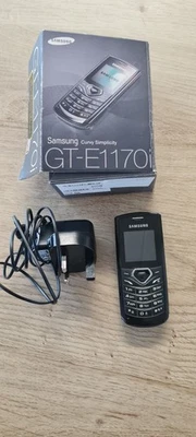 Great Condition (ORANGE Network ONLY) Samsung GT E1170 Black Mobile Phone 3POST