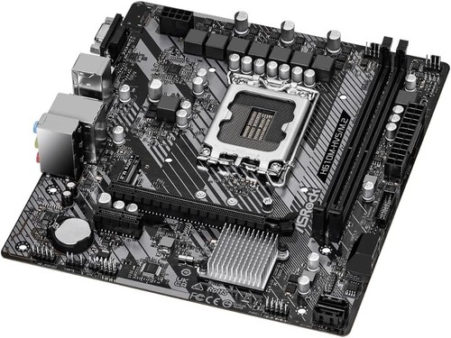 Asrock H610M-HVS/M.2 R2.0, Intel H610, 1700, Micro ATX, 2 DDR4, VGA, HDMI, PCIe4 - Zdjęcie 2 z 5
