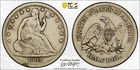 1864 S PCGS Genuine - VF Details Seated Liberty Half Dollar
