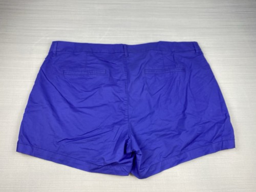 Old Navy Women’s Shorts Size 18 Purple Everyday Cotton Blend - Picture 8 of 8