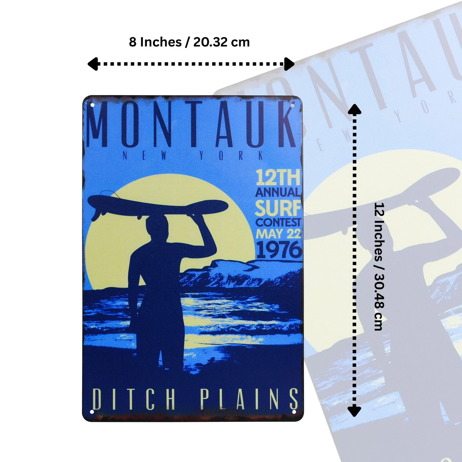 Montauk New York Surf Sign - Thumbnail 5