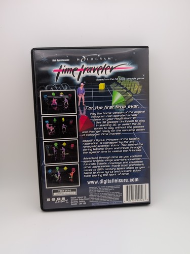 Hologram Time Traveler (DVD) Playstation 2 Compatible CIB w/ 3D Glasses